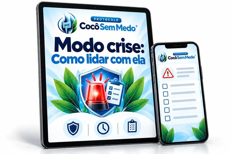 Bônus 3 · Modo Crise: Como Lidar com Ela